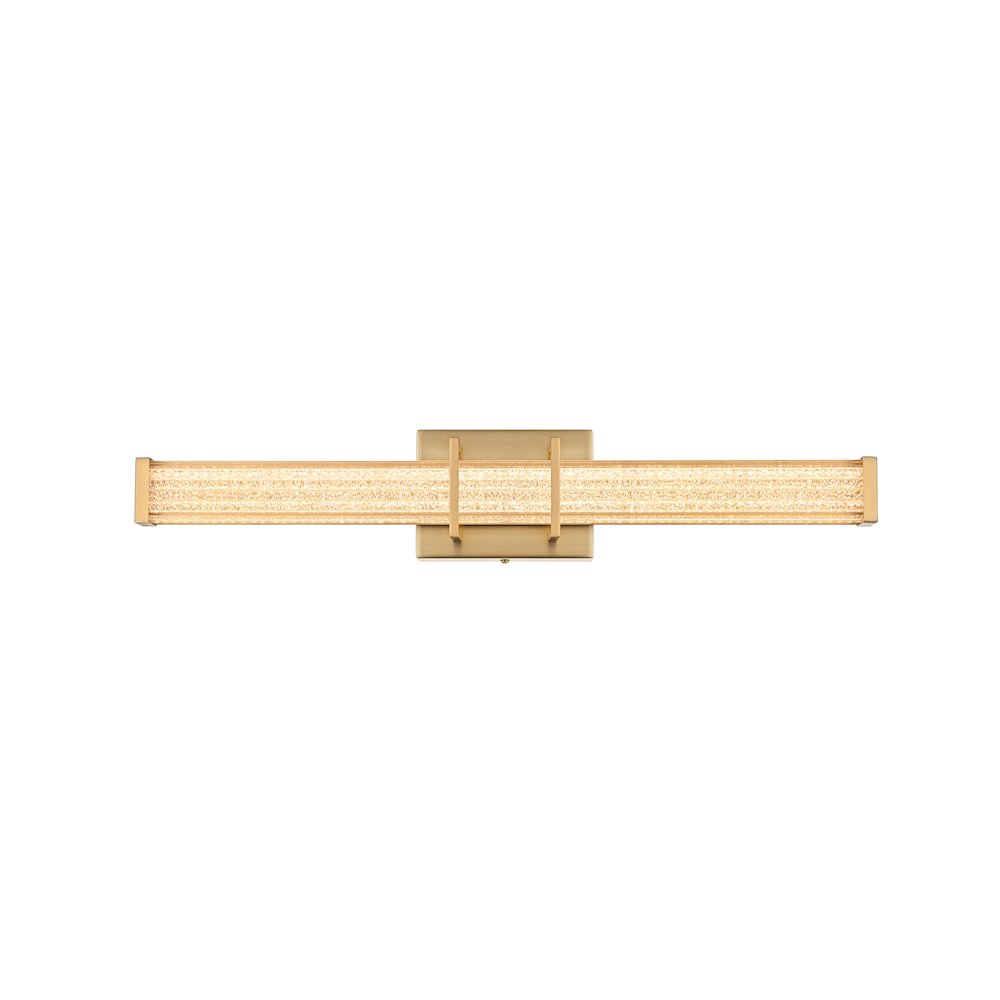 Ivaan 24 Inch Led Wall Sconce In Satin Gold
