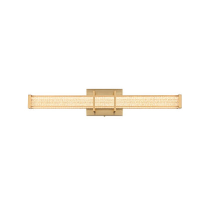 Ivaan 24 Inch Led Wall Sconce In Satin Gold