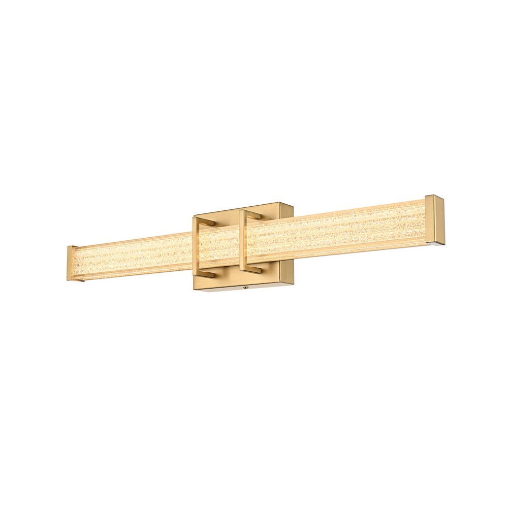 Ivaan 24 Inch Led Wall Sconce In Satin Gold