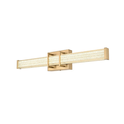 Ivaan 24 Inch Led Wall Sconce In Satin Gold