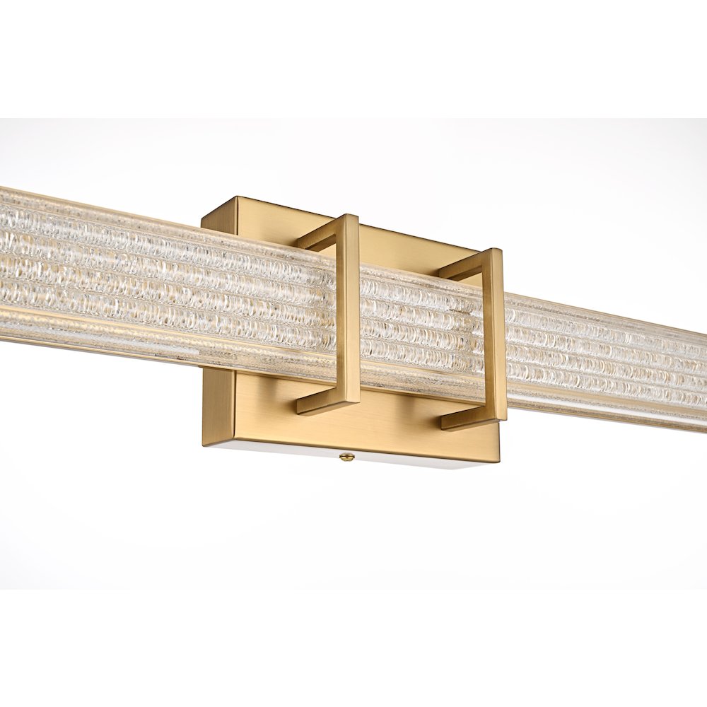 Ivaan 24 Inch Led Wall Sconce In Satin Gold