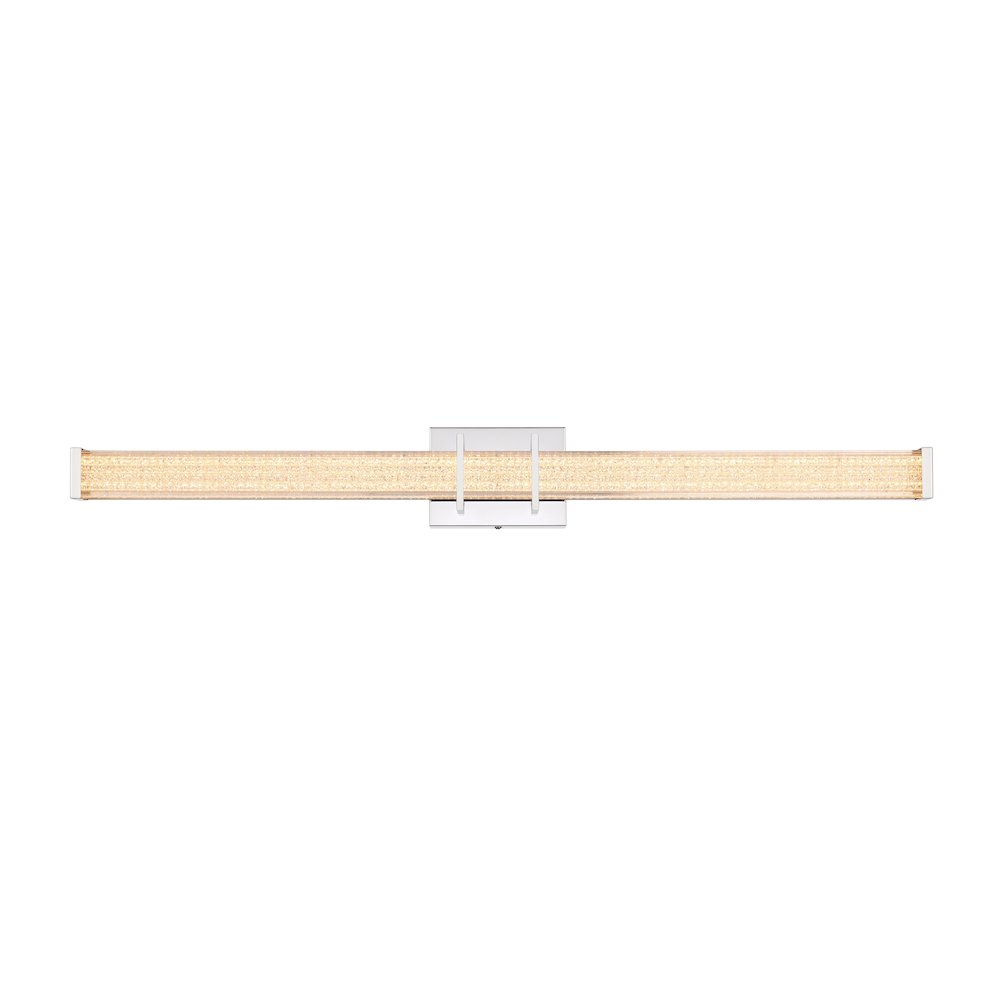 Ivaan 36 Inch Led Wall Sconce In Chrome