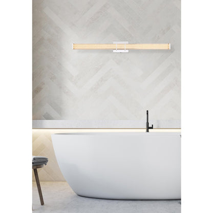 Ivaan 36 Inch Led Wall Sconce In Chrome