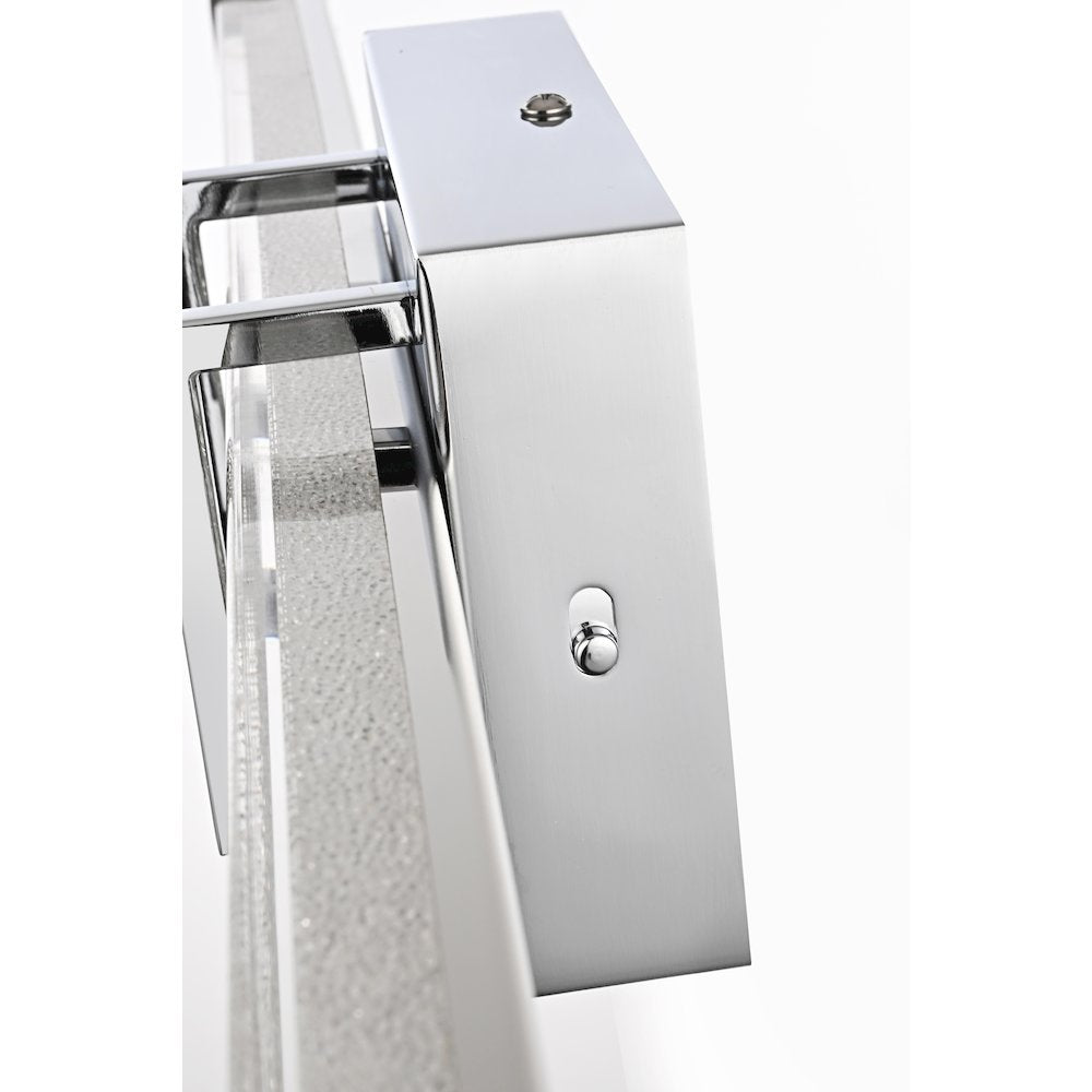Ivaan 36 Inch Led Wall Sconce In Chrome