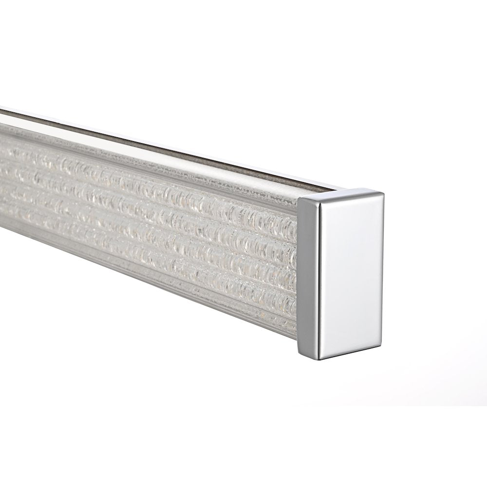 Ivaan 36 Inch Led Wall Sconce In Chrome