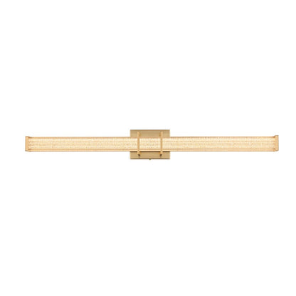 Ivaan 36 Inch Led Wall Sconce In Satin Gold