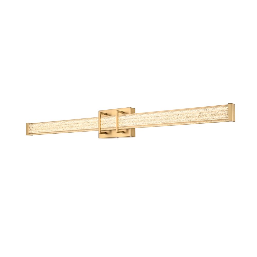 Ivaan 36 Inch Led Wall Sconce In Satin Gold
