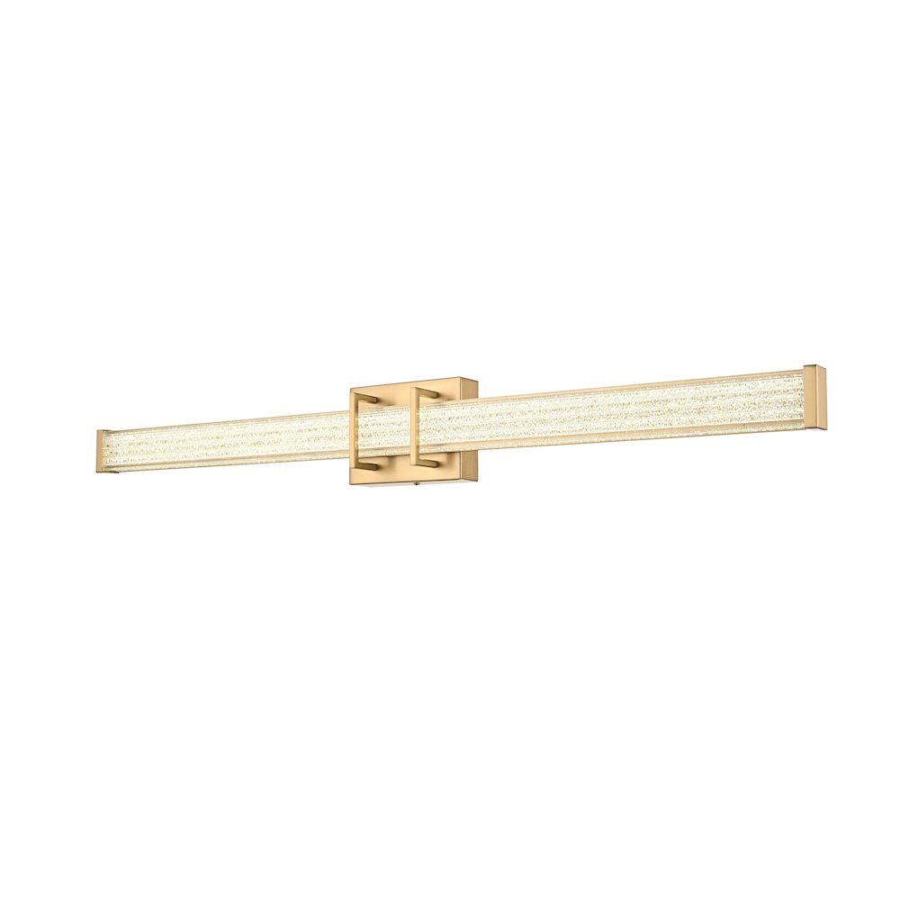 Ivaan 36 Inch Led Wall Sconce In Satin Gold