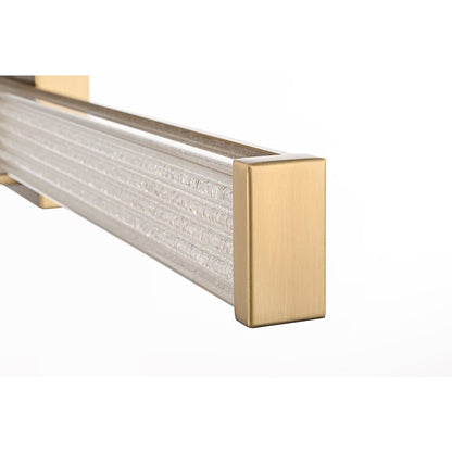Ivaan 36 Inch Led Wall Sconce In Satin Gold