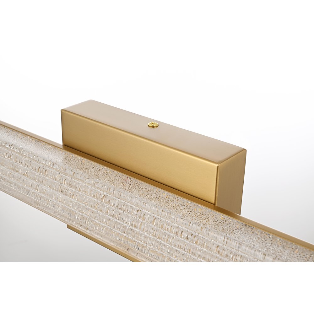 Jaxx 16 Inch Led Wall Sconce In Satin Gold