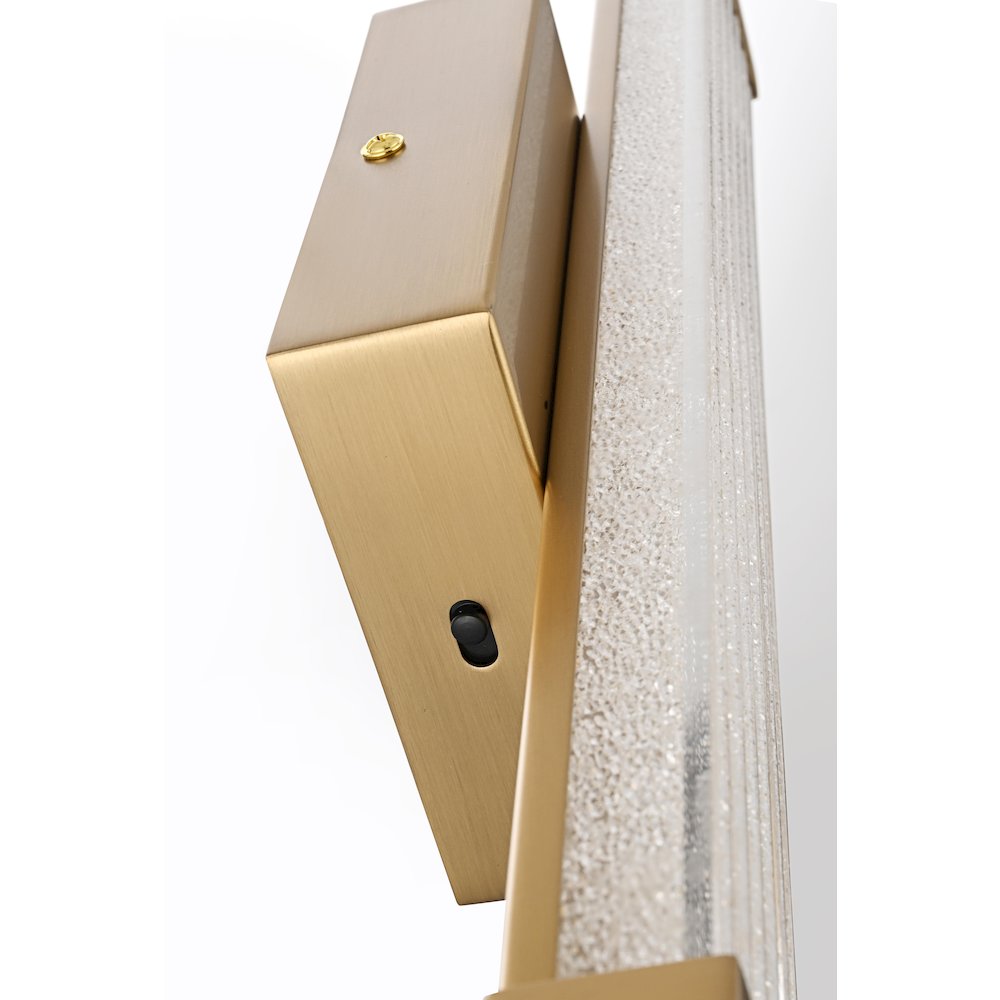 Jaxx 16 Inch Led Wall Sconce In Satin Gold