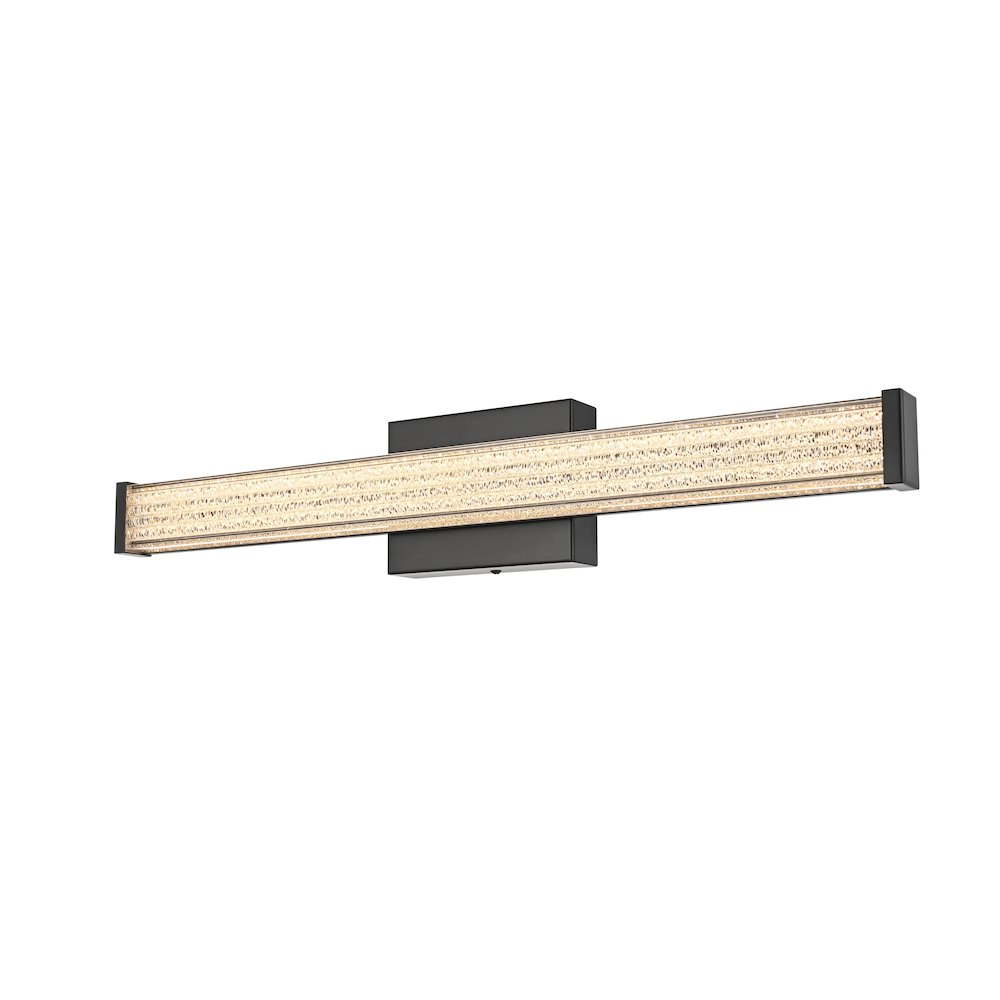 Jaxx 24 Inch Led Wall Sconce In Black