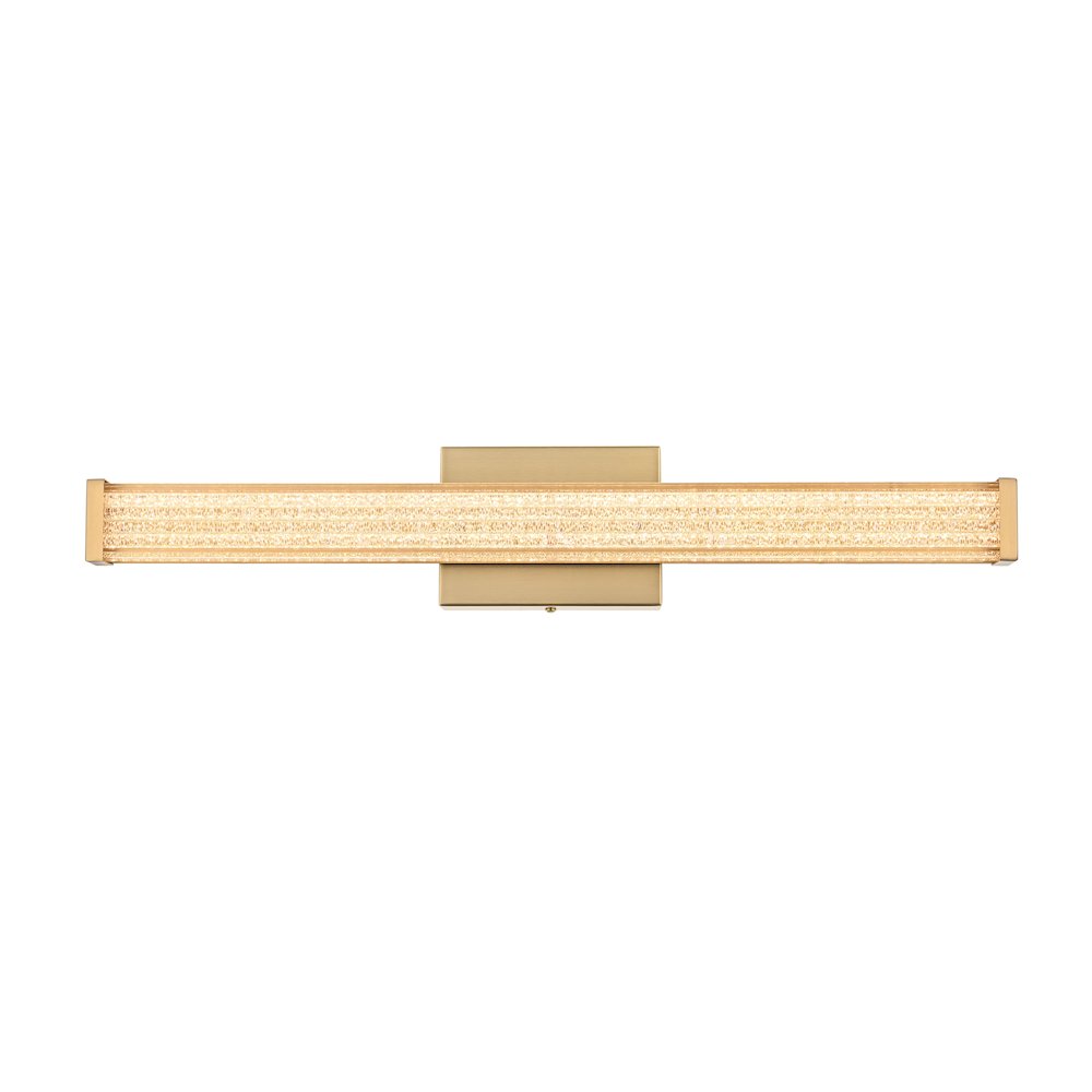 Jaxx 24 Inch Led Wall Sconce In Satin Gold