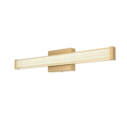 Jaxx 24 Inch Led Wall Sconce In Satin Gold