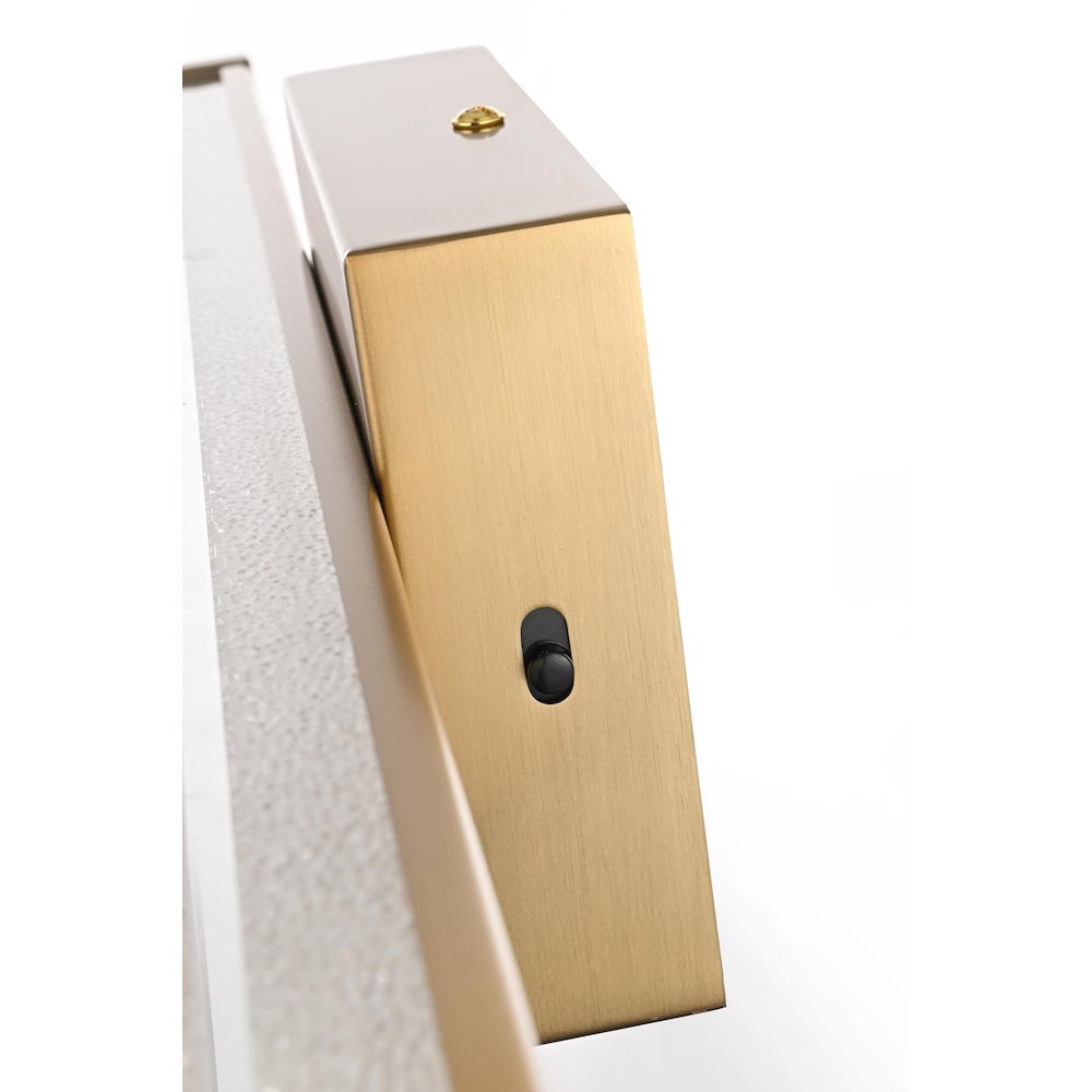 Jaxx 24 Inch Led Wall Sconce In Satin Gold