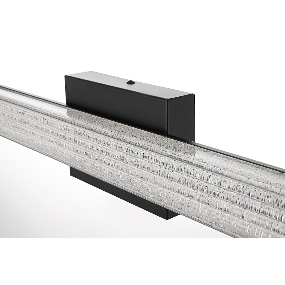 Jaxx 31 Inch Led Wall Sconce In Black