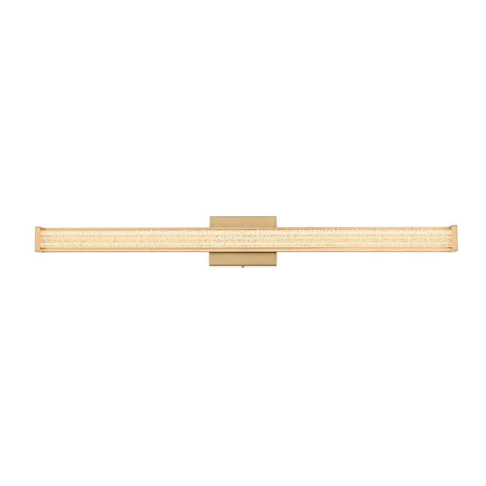 Jaxx 36 Inch Led Wall Sconce In Satin Gold