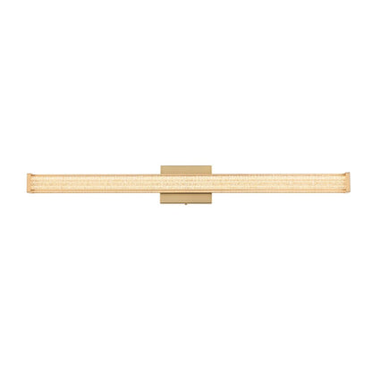 Jaxx 36 Inch Led Wall Sconce In Satin Gold