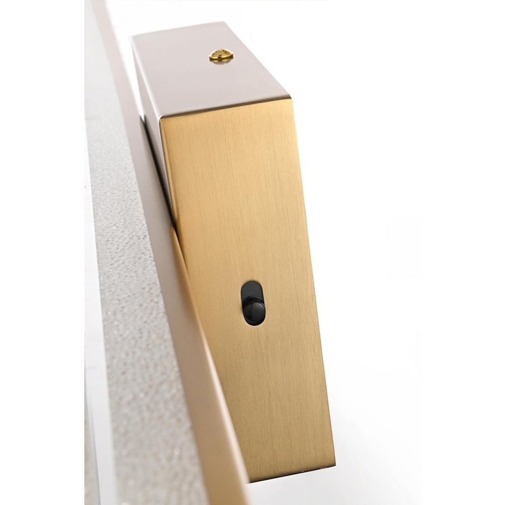 Jaxx 36 Inch Led Wall Sconce In Satin Gold