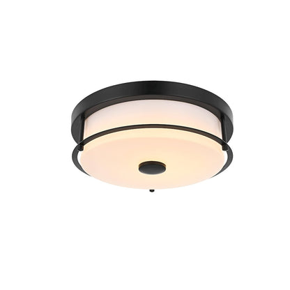 Kolson 12 Inch Led Flush Mount In Black