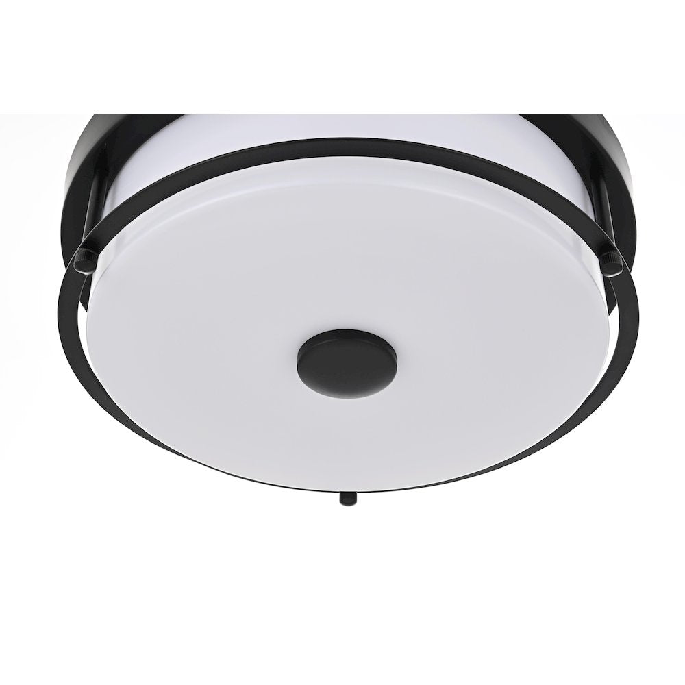 Kolson 12 Inch Led Flush Mount In Black