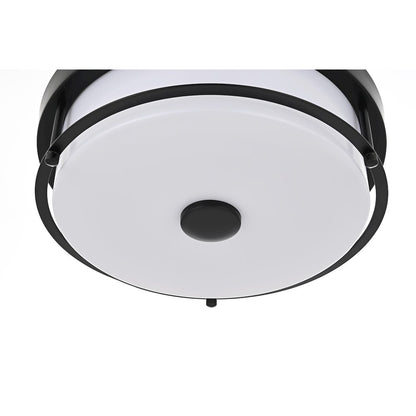 Kolson 12 Inch Led Flush Mount In Black