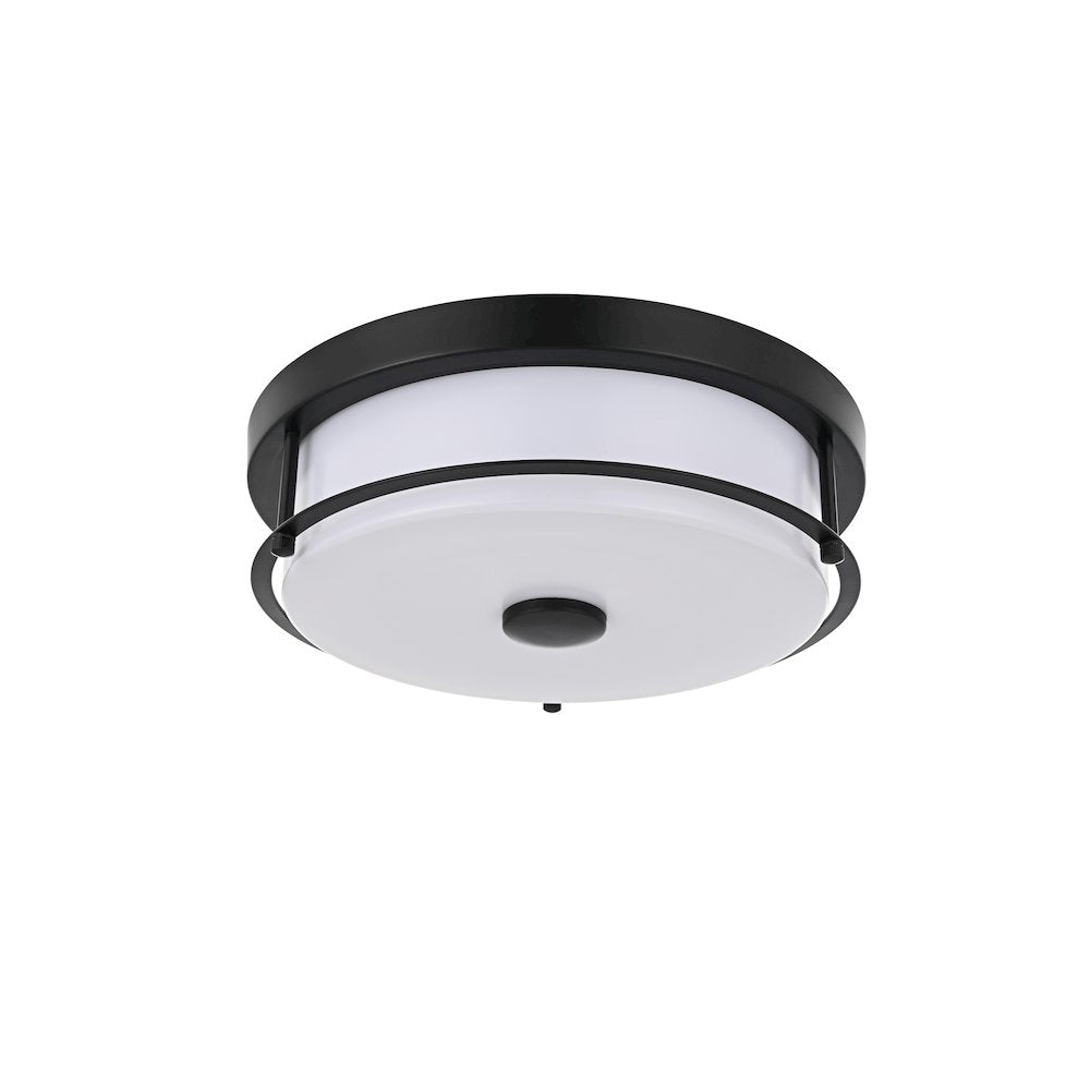 Kolson 12 Inch Led Flush Mount In Black