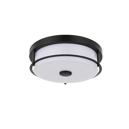 Kolson 12 Inch Led Flush Mount In Black