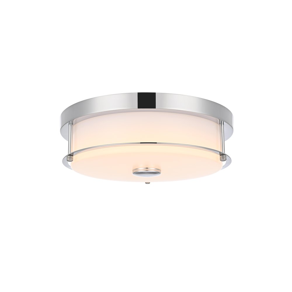Kolson 12 Inch Led Flush Mount In Chrome