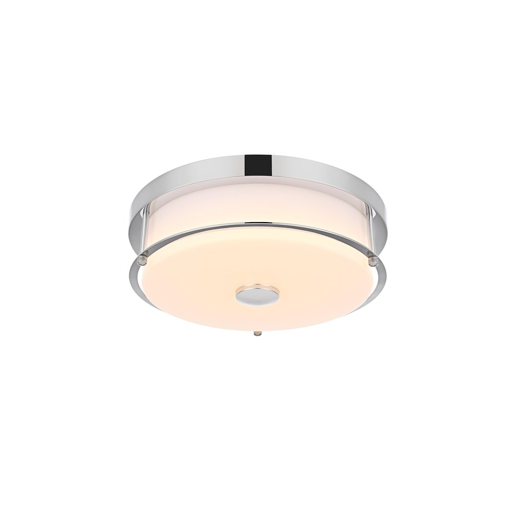Kolson 12 Inch Led Flush Mount In Chrome