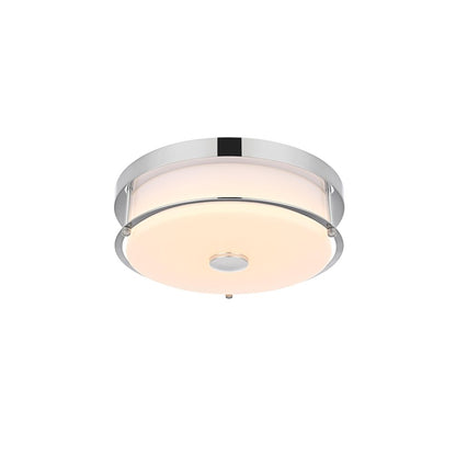 Kolson 12 Inch Led Flush Mount In Chrome
