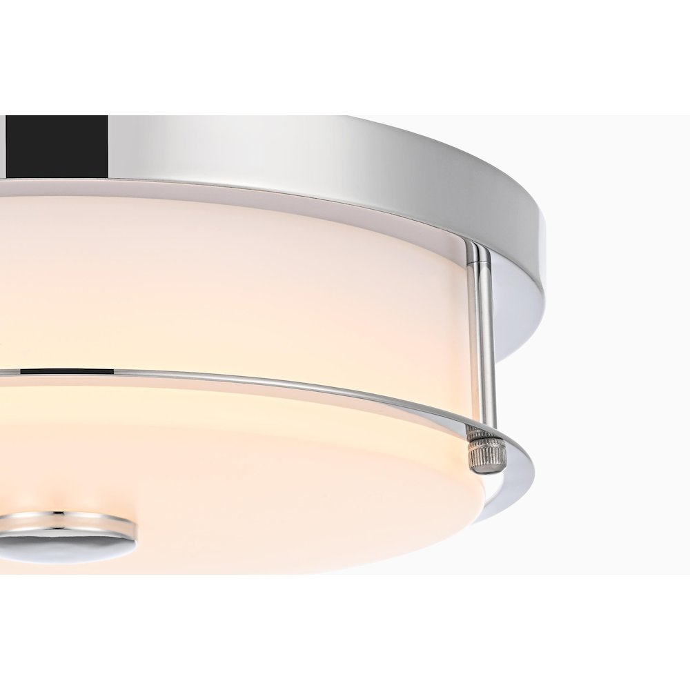 Kolson 12 Inch Led Flush Mount In Chrome