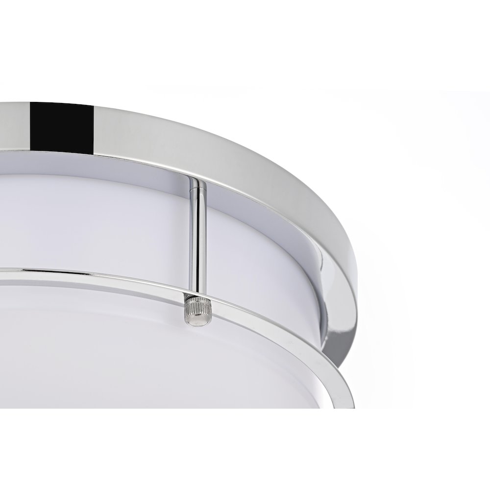 Kolson 12 Inch Led Flush Mount In Chrome