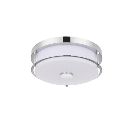 Kolson 12 Inch Led Flush Mount In Chrome