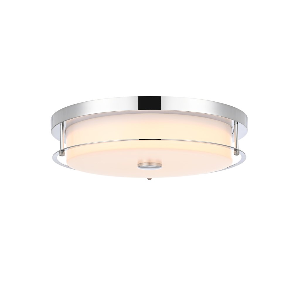 Kolson 16 Inch Led Flush Mount In Chrome