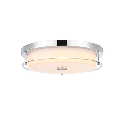 Kolson 16 Inch Led Flush Mount In Chrome