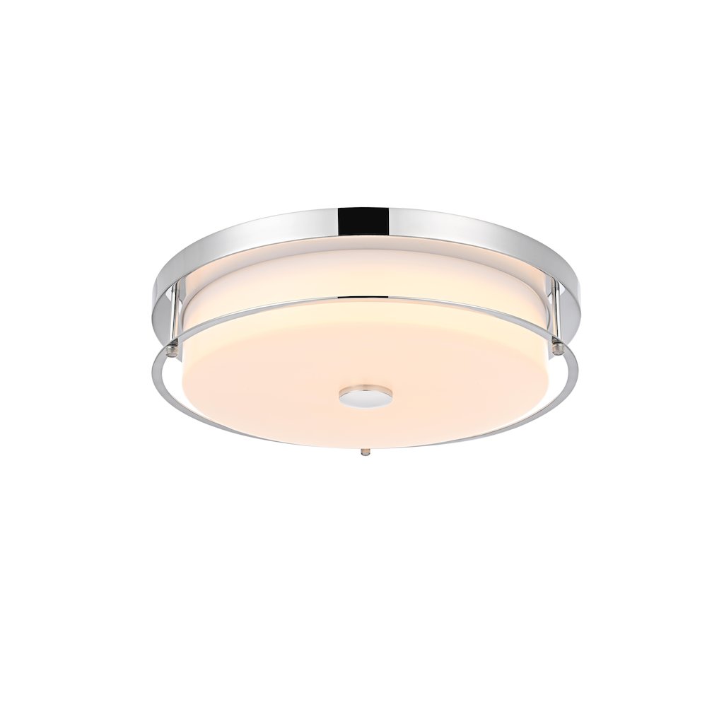 Kolson 16 Inch Led Flush Mount In Chrome