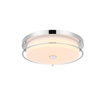 Kolson 16 Inch Led Flush Mount In Chrome