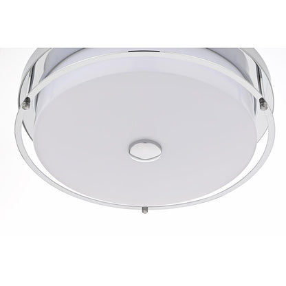 Kolson 16 Inch Led Flush Mount In Chrome
