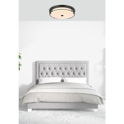 Kolson 20 Inch Led Flush Mount In Black