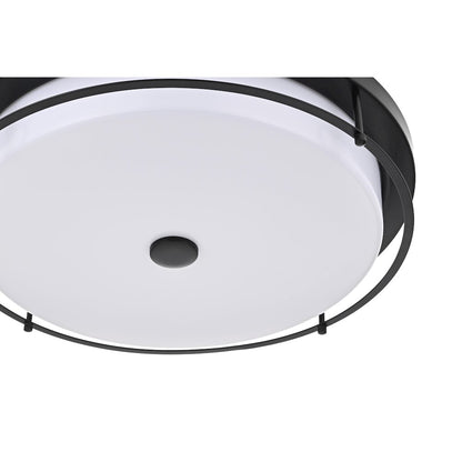 Kolson 20 Inch Led Flush Mount In Black