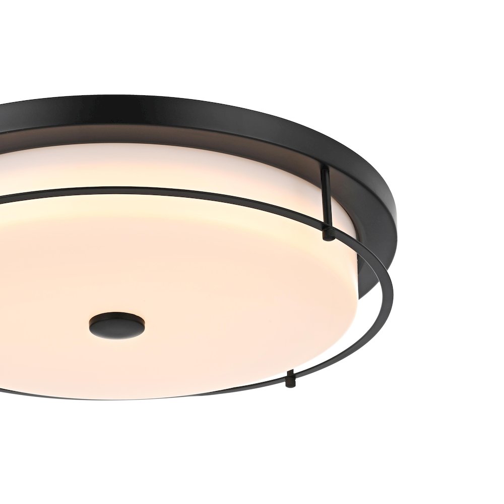 Kolson 20 Inch Led Flush Mount In Black