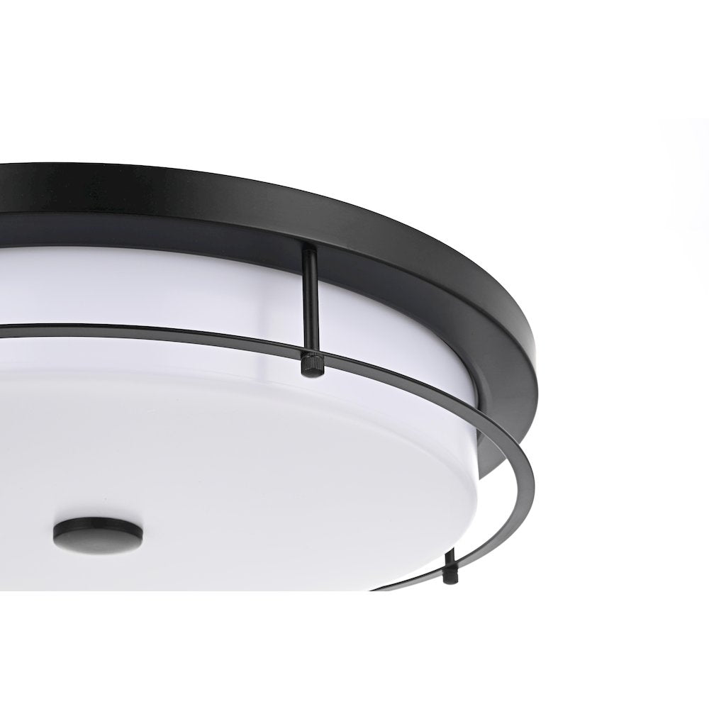 Kolson 20 Inch Led Flush Mount In Black