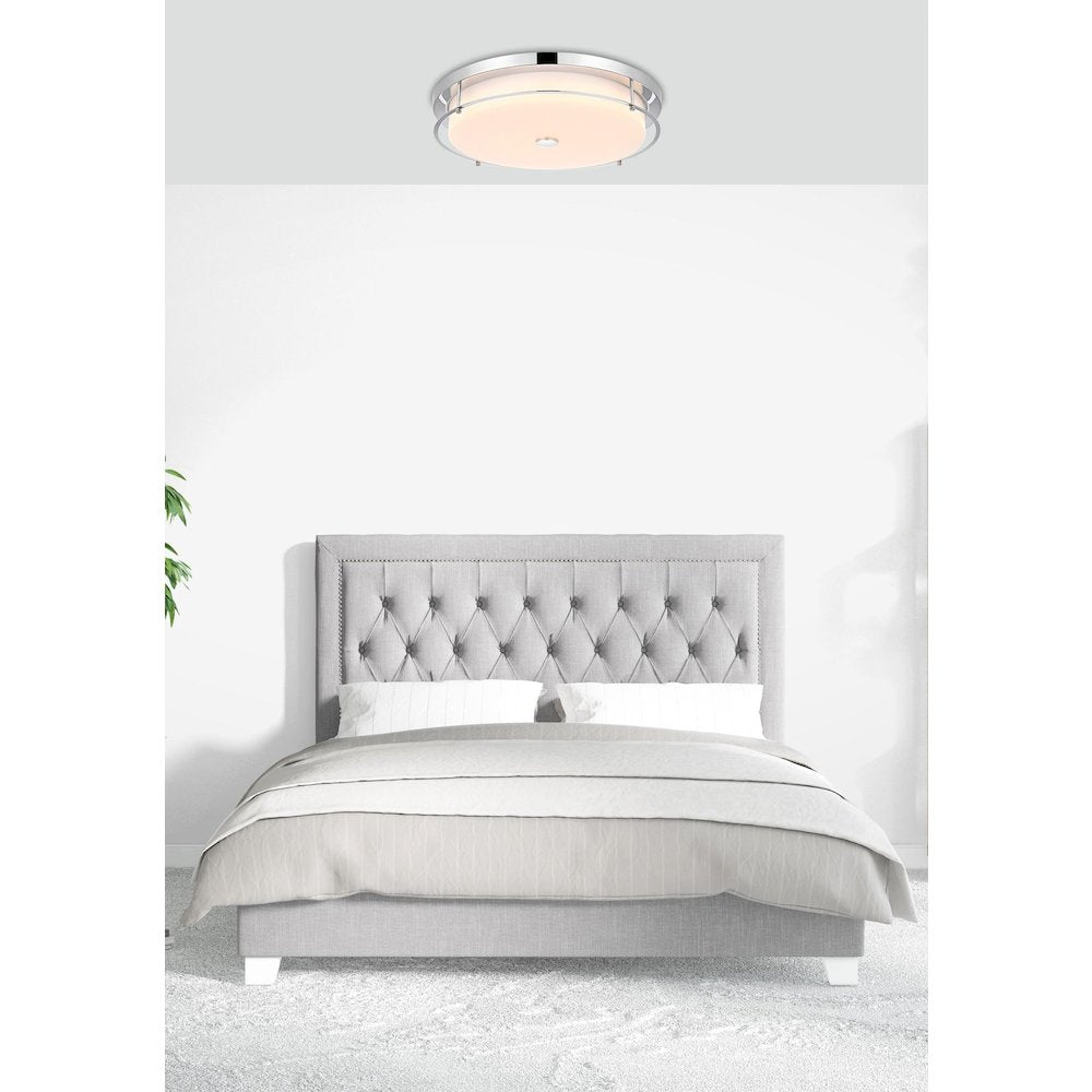 Kolson 20 Inch Led Flush Mount In Chrome