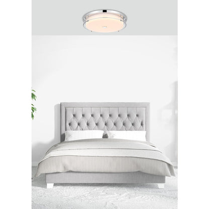 Kolson 20 Inch Led Flush Mount In Chrome