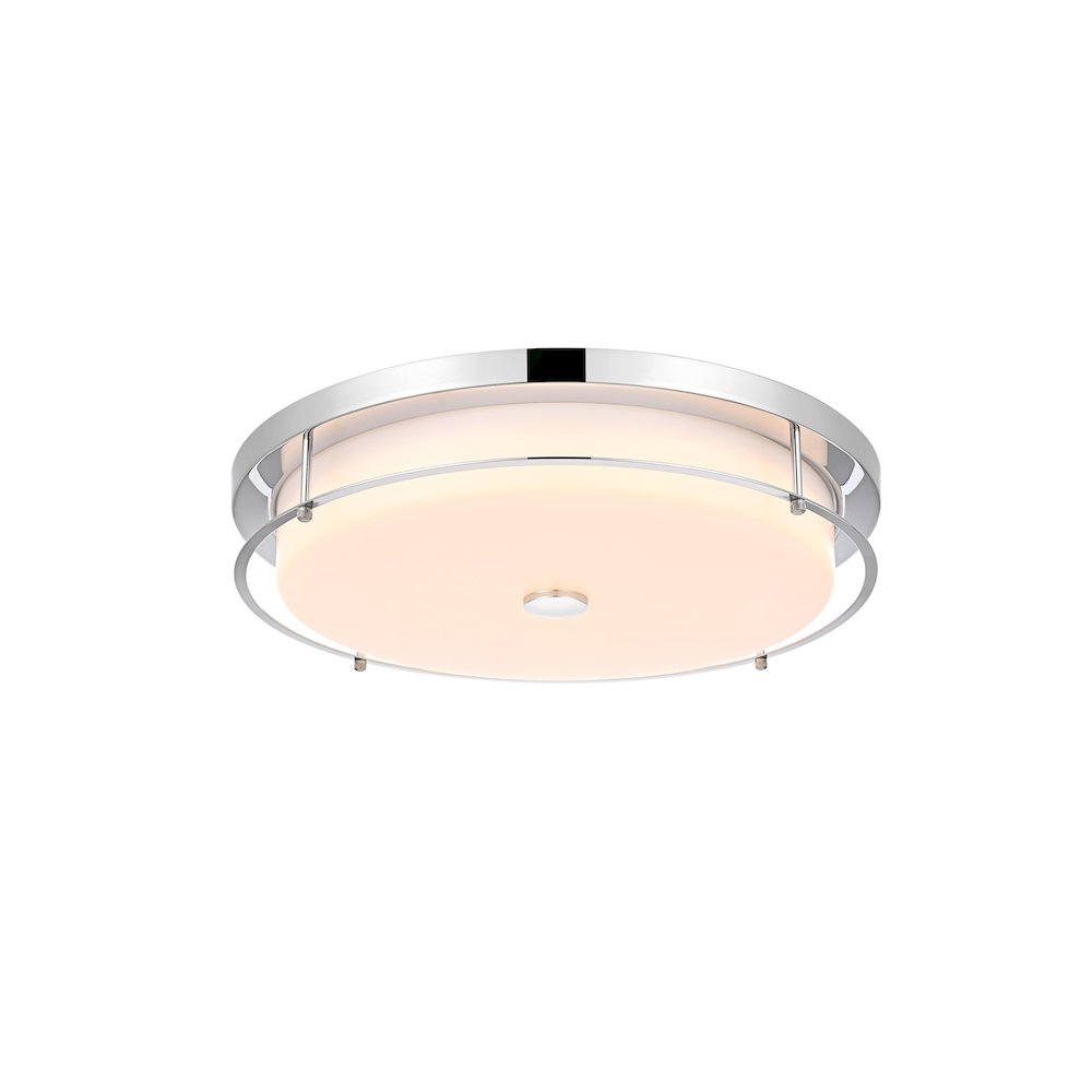 Kolson 20 Inch Led Flush Mount In Chrome