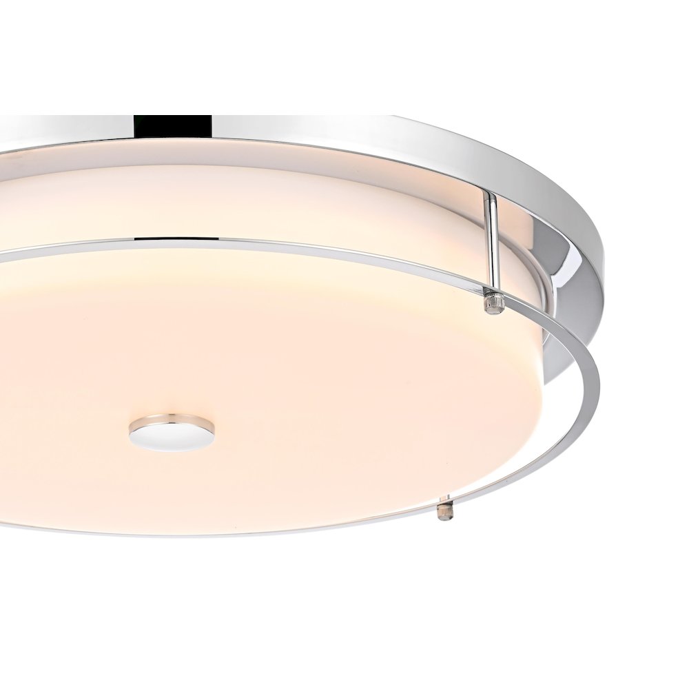 Kolson 20 Inch Led Flush Mount In Chrome