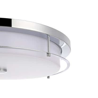 Kolson 20 Inch Led Flush Mount In Chrome