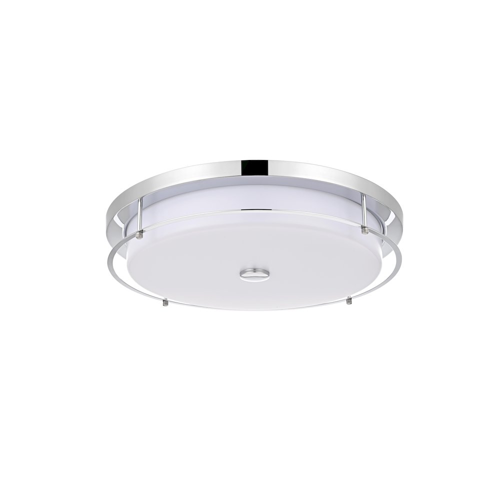 Kolson 20 Inch Led Flush Mount In Chrome