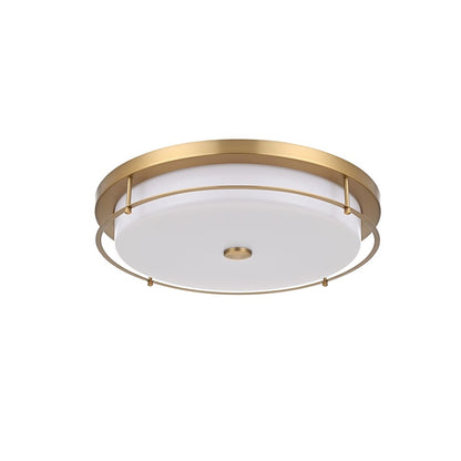 Kolson 20 Inch Led Flush Mount In Satin Gold